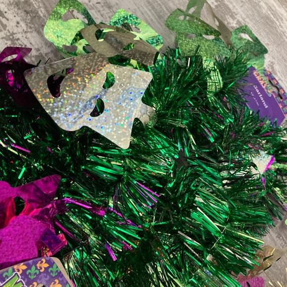 NWT 9ft Mardi Gras Mask Faces Party Fun Garland - Picture 4 of 6